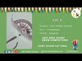 SAI.D  | Amazing Drawing Talent #lordvenkateshwara | Free Competition Drawing, Art - JULY 2024