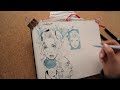 Sketchbook session // brushpen drawing