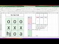 TicTacToe in MS Excel - Part 2