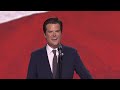 Matt Gaetz pledges support for Trump in full 2024 RNC speech, likens JD Vance to Ulysses S. Grant