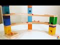 Marble Run ASMR ☆ Unboxing Quadrilla® Intelligent Playing in Wood Basic Set