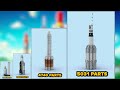 LEGO Space Rockets in Different Scales | Comparison