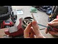 Moped clutch spring installation tip