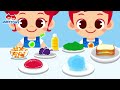 Colorful Rainbow Desserts | Let's Eat the Rainbow! | Cartoons and Kids Songs | JunyTony