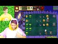 Can We Go NOOB vs PRO vs HACKER In PLANTS vs ZOMBIES!? (NIGHT MODE!)