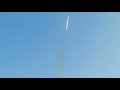 Drone footage of the SpaceX Starship launch