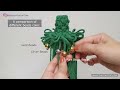 DIY Tutorial ☆ How To Make 3D Macrame Christmas Tree ? (Árbol de Navidad)