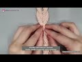 DIY Tutorial l How to make Macrame Keychains ?  5 Easy Beautiful Patterns