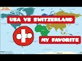 USA vs Switzerland | Happy Countryballs