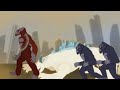 Shimo Vs King Ghidorah | Sticknodes Animation |