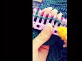 Loom Knit spine Stitch tutorial