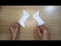 how to make ninja Star ⭐😍||easy way to make ninja Star ✨#subscribe #craftvideos