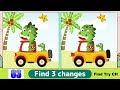【Difference finding game】Three in total! Great for brain exercises No792