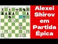 GM Shirov The most Aggressive Chess Attack you’ve ever seen