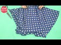 Umbrella cut Kurti/frock/Dress Cutting and stitching आसानी से | Umbrella kurti cutting for Beginners