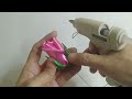 How to make rosebud satin ribbon | DIY
