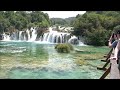 Skradinské vodopády v národním parku Krka