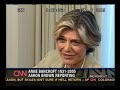 DEATH OF ANNE BANCROFT - CNN - JUNE 7, 2005