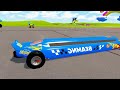 Fat Cars vs Long Cars with Big & Small: Long Reverse Lightning Mcqueen vs Thomas Trains - BeamNG