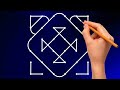 New Rangoli Design with 6x6 Dots || Rangoli Design Tutorial || Simple Kolam Design for Beginners