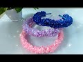 Bushy satin ribbon hairband for baby girls | Satin ribbon hairband | Hair accessories