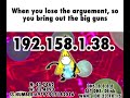 Bill cipher vs discord meme: when you lose an arguement online