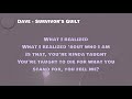 Dave - Survivor’s Guilt (Lyrics)