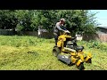 Elderly Man Needs Help Getting OVERGROWN LAWN Back In Shape, SATISFYING RESULT