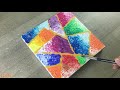 HOW TO PAINT A MASTERPIECE AT HOME 🖼️ Painting for beginners #139 / Colors & Tape peeling Satisfying