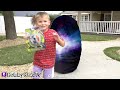 Giant BEN 10 SURPRISE EGG with Mr.Bubble Wrap and His Toy Adventure