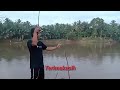 Ngeri!!! mancing di sungai umpan usus joran sampai terseret²