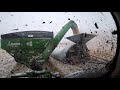 Grain Bags, Snow, Another Breakdown.  Harvest 17 vlog