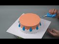 How to Bake and Decorate a Cake for Beginners | Perfect Cake Decorating Ideas | Most Satisfying Cake