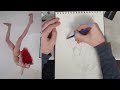 Draw Vlog 13: Activating the Right Brain by Drawing Upside Down