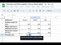 Sheet to Do Data Calculations