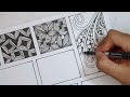 8 Zentangle Pattern For Beginners |Zentangle patterns |Doodle Pattern | Zen-doodle