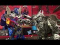 Optimus Prime vs Galvatron stop motion