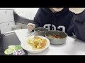 [Eating v-log]ㅣ자취생의 식도락 일기 l 만식편 l 콩나물 김칫국 , 토마토 달걀 볶음