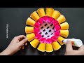 Unique Wall Hanging Craft Using Paper Cups | Best Out Of Waste Cardboard | Home Decoration Ideas