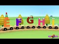 Learn Alphabet Train Song - 3D Animation Alphabet ABC Train song for children