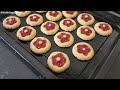 Kue lebaran Flower thumbprint cookies, Kue cantik cetak pakai jari