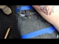 Tattooing a cat portrait time-lapse #tattoo #cattattoo #coralline #drbill