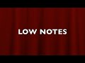 HOW TO SING LOW NOTES - EXERCISES FOR LOW NOTES