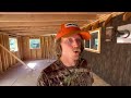 Simple Mortgage Free Cabin Addition: Roof Rafters, Metal, Cutting Window Openings