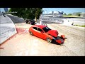 BeamNG Drive - Crossroad Car Crashes #4