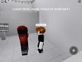 cursed Roblox meme I found on Reddit part 1