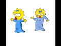 Drawing Maggie Simpson
