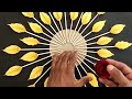 Beautiful & Easy Paper Flower Wall Hanging/Paper Craft For Home Decoration/ DIY Wall Decor ||