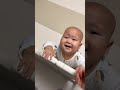 [Super cute twins] Mom  he pulled me! [Sisi and pomelo]# baby #cutebaby #funny# funny