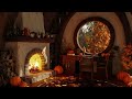 AUTUMN COZY CABIN AMBIENCE: Crackling Fire Sounds, Autumn Nature Sounds, Autumn Rain Sounds